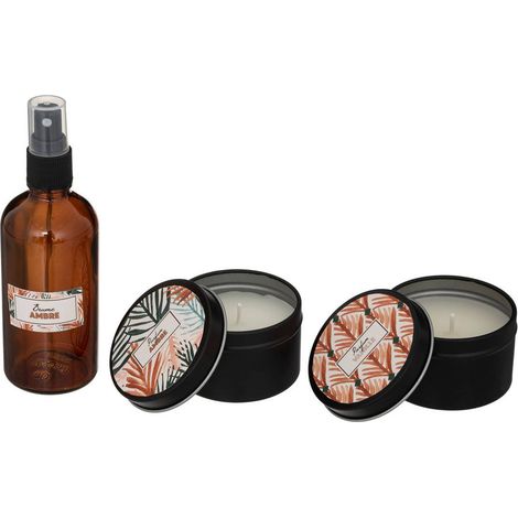 Duft-Set: 2 Kerzen, Duftöl 100 ml (1/5)