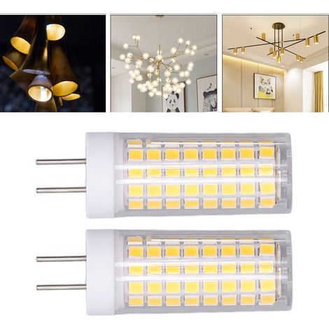 GY6.35 Keramik-LED-Lampe, GY6.35, 102 LEDs, 10 W, dimmbar, AC 100–120 V (1/5)