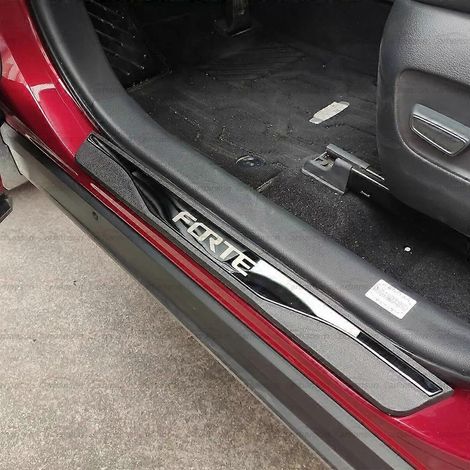 Accessoires auto pour Kia Forte 2024 : protection de seuil de porte, garniture, plaque de protection, bande de protection pour pieds ( ) (1/5)