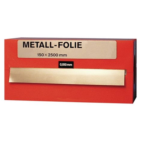 Feuille métallique épaisseur 0,300 mm laiton MS63 longueur 2500 mm largeur 150 mm