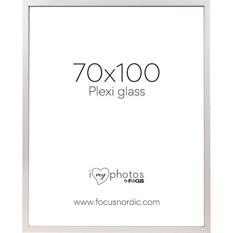 Focus Soul White Plexi Bilderrahmen 70x100 cm Weiß