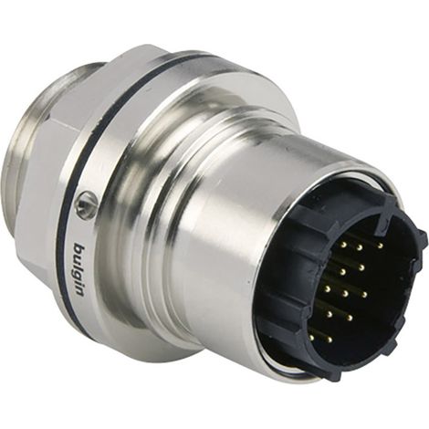 Bulgin PXM6012/16P/CR Rundsteckverbinder Stecker, Einbau Gesamtpolzahl: 16 Serie (Rundsteckverbinder