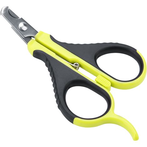 Coupe-ongles à ressort en plastique, tranchant, pratique, sûr et sain pour chiens et chats. (1/5)
