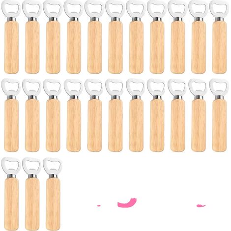 Tire-bouchon, Design Ergonomique, Poignée en Bois Personnalisable, 25PCs (1/2)