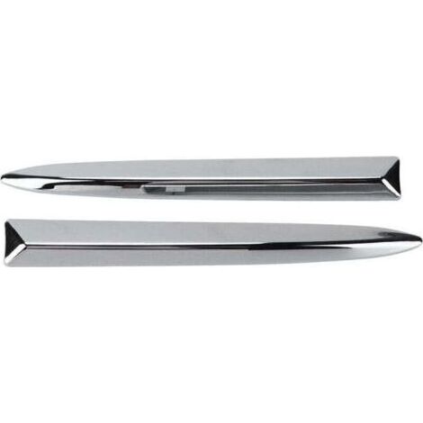 Bande de Moulure de Garniture Chrome Suprieure de Pare-chocs Avant, 735455041 de Remplacement pour FIAT 500 2007 2015 (1/4)