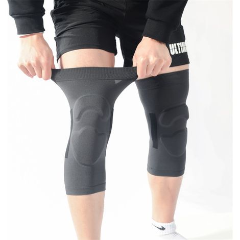 Genouillères de sport antichoc pour fitness, cyclisme et basketball, protections antidérapantes universelles (1/3)