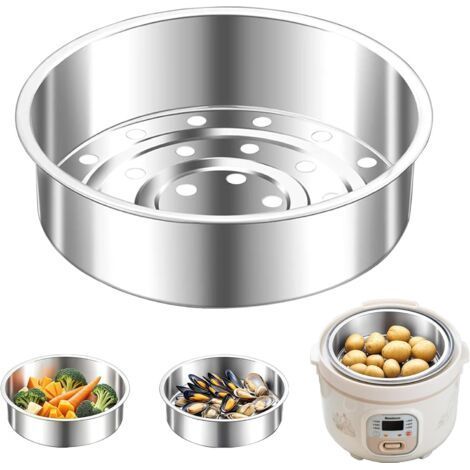 304 Stainless Steel Steamer Basket, Thick Steamer Basket for Rice Cooker, Safety Does Not Fade, for Meat, Vegetables, Food (1/5)