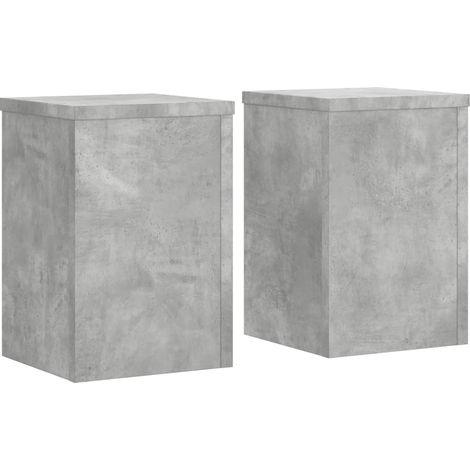 Maison Exclusive - Pflanzenständer 2 Stk. Betongrau 20x20x30 cm H