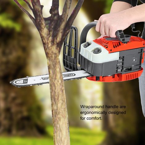 Scie à essence sans fil, kit de scie à essence pour l'élagage, tronçonneuse 25 cm³ 1000 W (1/5)