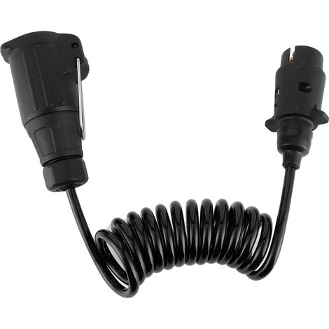 Federbelastete Zugseile, 12-V-Verlängerungskabel für 7- bis 13-polige Wohnwagenstecker (1/5)