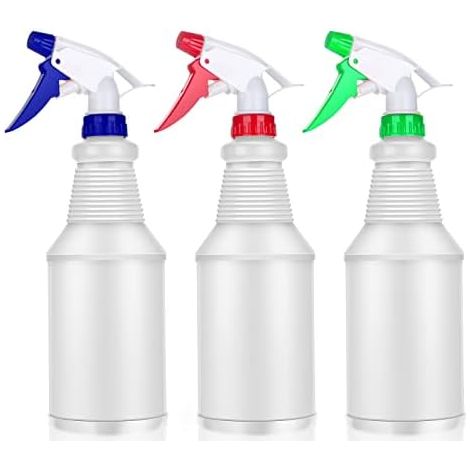 LAOJU Vaporisateur Bouteilles Pulvérisateur Vide 3 Pièces 750ML Flacon Pulvérisateur en Plastique Rechargeable avec Pulvérisation et Jet Modes pour Nettoyage Cuisine Jardin Arroser Les Plantes (1/5)