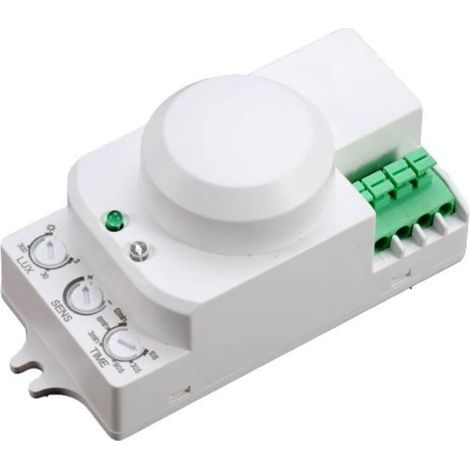 V-TAC VT-8077 Sensore di movimento a microonde 360° con crepuscolare per lampadine led IP20 - sku 1446