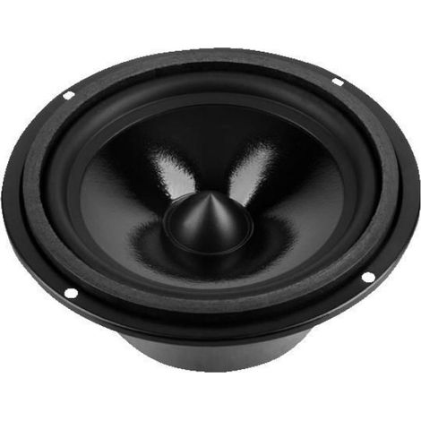 Haut-Parleur Médium 6,5 Pouces - 8 Ohms - 65 W RMS - Réponse 50 Hz À 6 kHz - 90 dB - Pour Systèmes Audio Domestiques Et Professionnels - Unité (1/2)