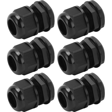 6 Joints d'Étanchéité IP68 Noir pour Câbles 12‑18mm, Étanchéité Extérieure pour Câblage Électrique (1/5)