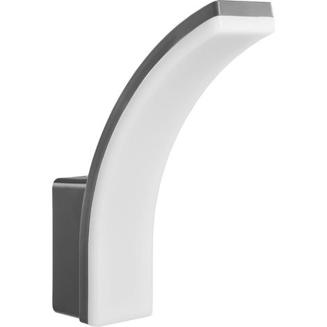 1 - Lampe LED - Applique Murale Extérieure - 20W 2750lm Blanc Neutre 4000K IP65 - Éclairage Robuste pour Façade et Jardin - Gris - 20x10x5cm (1/5)