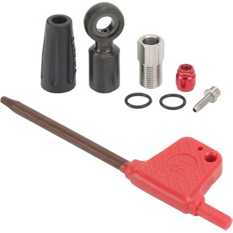 Kit de réparation de vélo à faire soi-même avec insert de connexion Olive et adaptateur de câble de frein à disque pour SRAM FLAT MOUNT HRD RED22 POUR CE22 ET (1/5)