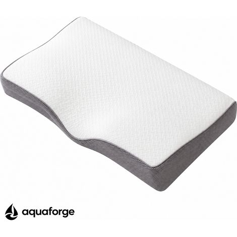 Almofada Cervical Ergonómica Espuma Viscoelástica Capa Removível 30 x 50 cm (1/4)