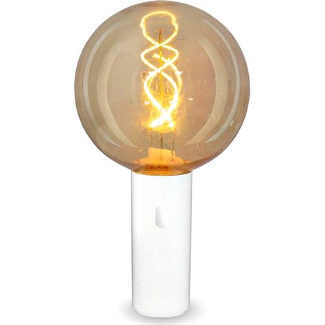 EDY G125 Bombilla Blanco Recargable Con Batería. Luz Cálida (1/4)