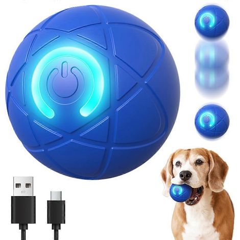 Neuer Shaky Dog Ball (2025), wiederaufladbares interaktives Bewegungsspielzeug per USB, automatischer Schüttel- und Rollball für kleine, mittlere und große Hunde