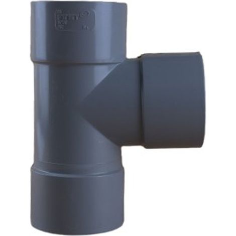 Culotte PVC 87°30 Femelle Femelle Ø63 - First Plast (1/4)