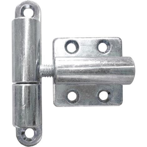 1 Charnière De Levage, Acier Galvanisé 83x15x40mm, Réglable Pour Portail Et Volet (1/2)