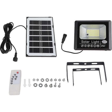 Wasserdichte LED-Solarleuchte mit Fernbedienung für den Außenbereich, geeignet für Hof und Park