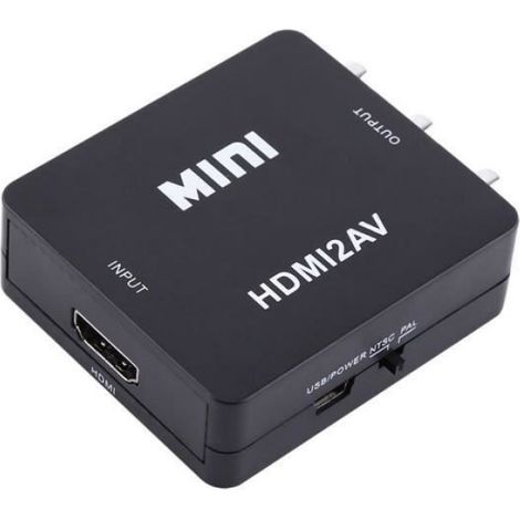 Adaptateur HDMI vers AV Adaptateur HDMI vers RCA- DQ France (1/4)