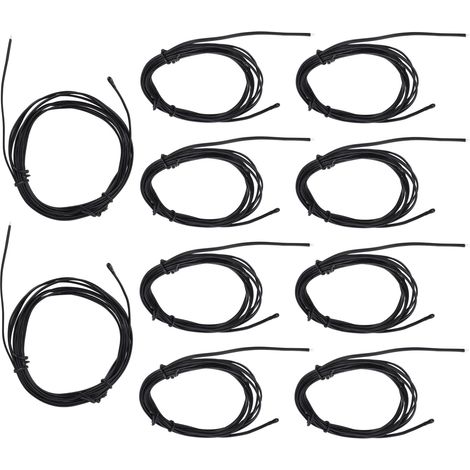 Lot de 10 sondes de température à thermistance NTC, embout en forme de goutte, connecteur en résine époxy, 2 mètres, 10 kΩ, B3435 (1/5)