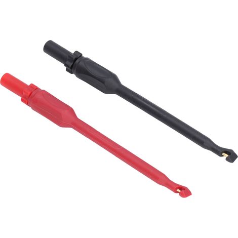Lot de 4 pointes de test pour multimètre, laiton PA, fiche 4mm, flexible, sûre, durable, usinage CNC, haute précision, sonde de perçage (1/5)