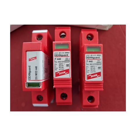 3 x DEHN SURGE ARRESTOR MODULE 2x 900 675 , 1x 952 015