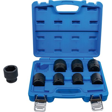 BGS  Juego  de  llaves  de  vaso  de  impacto  con  cuadradillo  interior  de  20  mm  (3/4")  SW  22  -  38  mm  8  piezas  -  5240 (1/5)