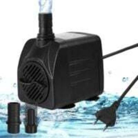 Pompe à eau submersible d'aquarium 220V, pompe de fontaine d'étang de réservoir de poissons, pompe de filtre de circulation d'eau de piscine d'étang à poissons,Conduite d'eau 25W + 1,5m (1/5)