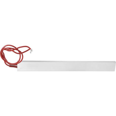 Plaque chauffante PTC, isolée, à température constante, élément chauffant en céramique-aluminium, 200 x 21 x 5 mm, 270 °C, 220 V CA (1/5)