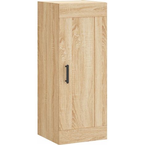 Buffet,Bahut,Armoire murale chêne sonoma 34,5x34x90 cm bois d'ingénierie CFW84744 (1/5)