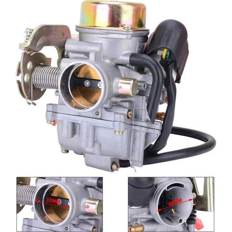 Carburateur CVK32mm universel – injection alimentation – compatible moto, VTT, UTV, scooter (1/5)