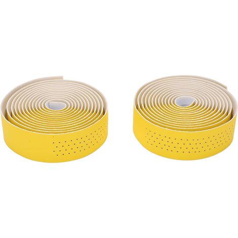 Ruban antidérapant absorbant pour guidon de vélo tout terrain, accessoire cycliste jaune (1/5)
