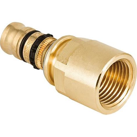 Adaptateur Geberit Mepla avec filetage intérieur en laiton rouge 40 mm x 1 1/2 (1/2)