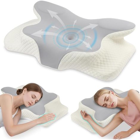 Coussin Oreiller Ergonomique, Cervical Confortable SOYA