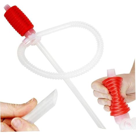 Pompe de transfert de carburant, Pompe à siphon de carburant compressée, Kit de pompe à siphon manuelle pour l'huile de voiture, Pompe à main et pompe de transfert d'huile de transfert d'eau et d'hui