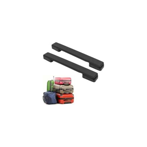 Compatibile con le maniglie per bagagli Lntyq, 20 cm/7,87 pollici, adatte per valigie, maniglie a trazione, maniglie in plastica per bagagli e custodie da viaggio (confezione da 2).