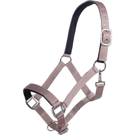 Pony, petrolio: Capezza per cavalli in nylon con sopratesta e nasalina imbottite in softopren (1/5)