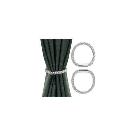 Set di 2 fermatende con passante per uso domestico/ufficio (argento) - Fei Yu - Crezuo