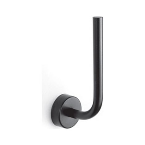 Portarotolo verticale in acciaio inox nero opaco installazione a muro  Monde-N kamalu