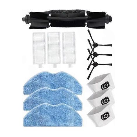 NALOOKAMIC Kit de brosses et filtres pour aspirateur Tefal Rowenta X-Plorer Série 75S RR8577WH 75S+ RG8597W - Pièces détachées pour aspirateur