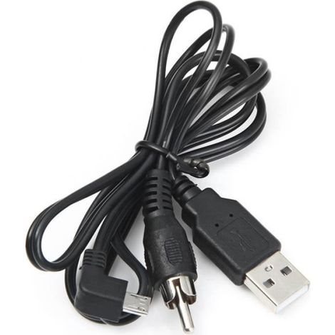 TV originale SJCAM Out 5 broches Micro câble USB pour SJ4000 - SJ5000 - SJM10 Série d'action Caméscope Caméra (1/4)