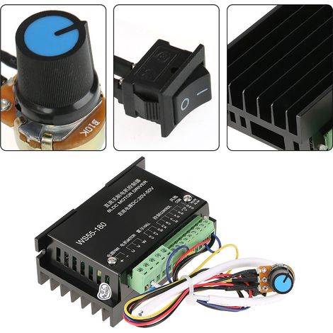 WS55-180 DC 20V-50V CNC Bürstenloser Spindel-BLDC-Motor-Controller (1/5)