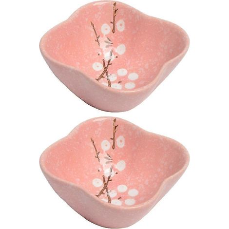 Lot de 2 gamelles en céramique pour hamster, mangeoire et abreuvoir pour petits animaux (hamster, chinchilla, rat) - Style 2 (1/5)
