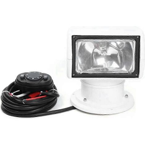 Projecteur marin avec télécommande 100W 12V pour bateau (1/4)