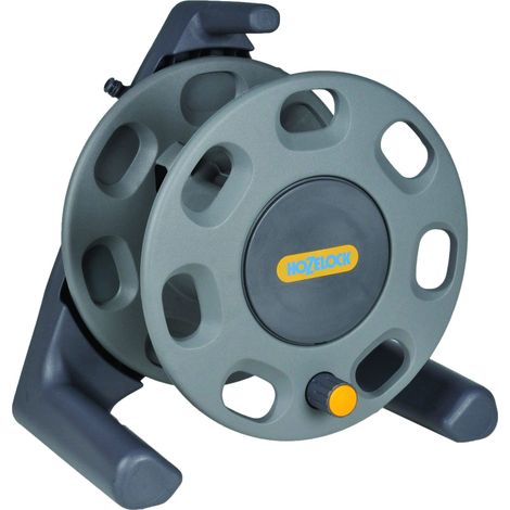 Hozelock 30m Compact Floor Standing Hose Reel 2410 Manual Rewind