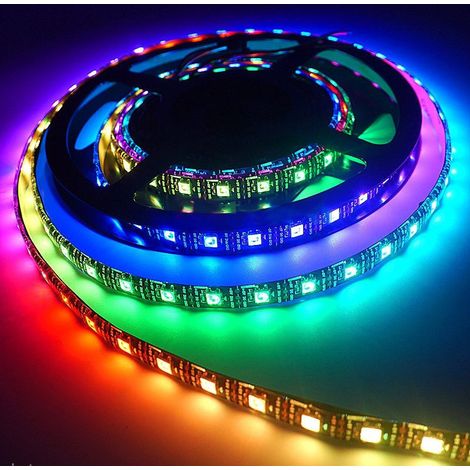 Trade Shop - STREIFEN STREIFEN 300 LED RGB DIGITAL MULTI-EFFEKT 7 FARBEN 5050 5M METER INTERN - (1/2)